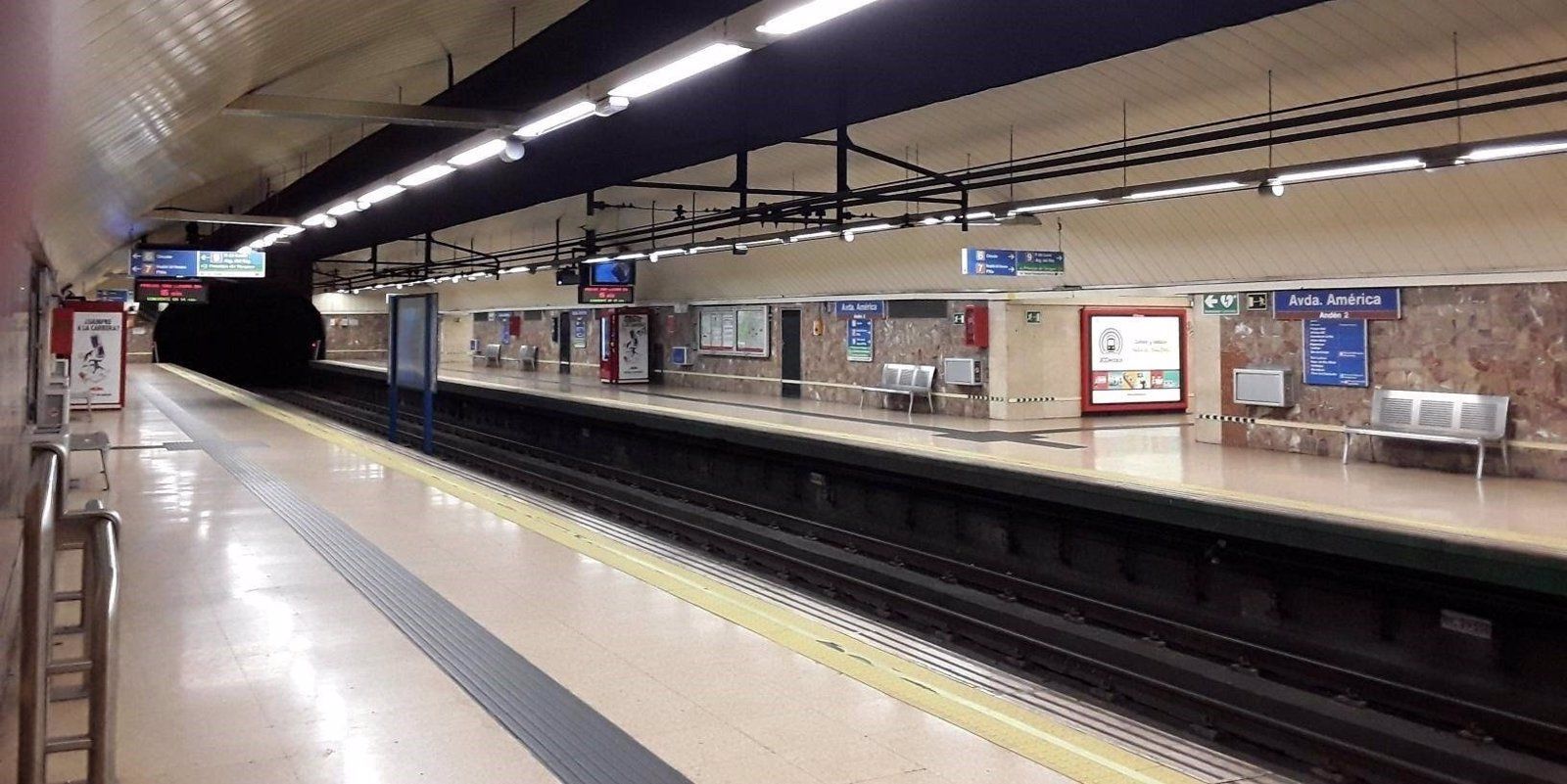 Metro restituirá los árboles talados por las obras para instalar ascensores y modernizar la estación de Avenida de América