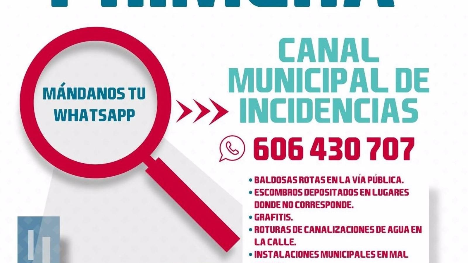 El canal municipal de incidencias de Sanse recibe 540 notificaciones en el primer mes