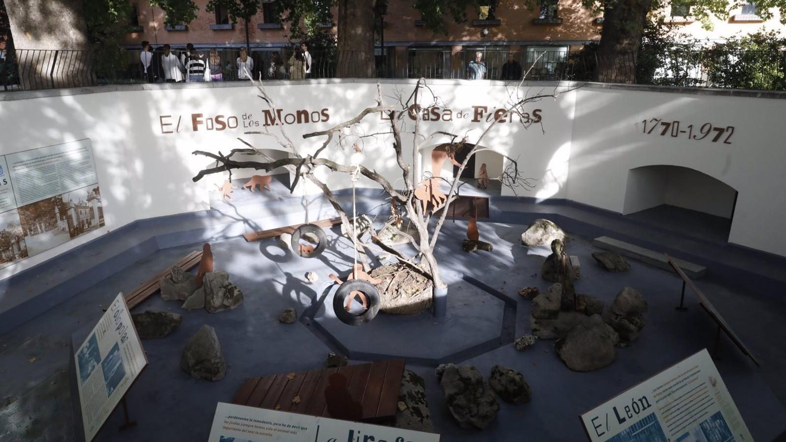 El Ayuntamiento de Madrid rehabilita el foso de los monos en el parque de El Retiro con una inversión de 148.575 euros