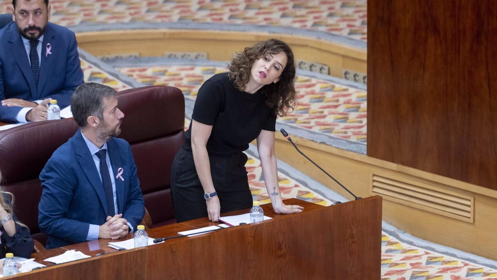 Díaz Ayuso dice a Maroto que Bildu "no ha aportado nada a la democracia española"