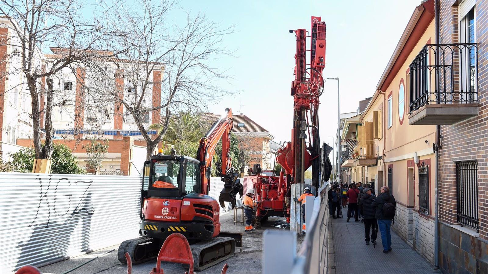 7,2 millones destinados a la consolidación y estabilización de los terrenos afectados por la Línea 7B de Metro