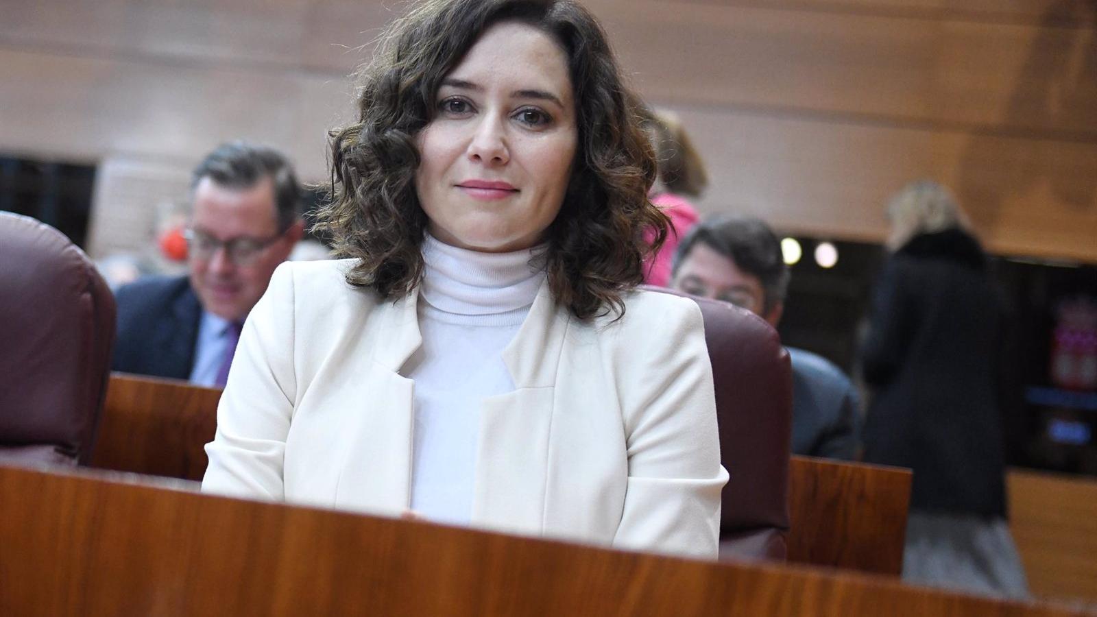 Díaz Ayuso culpa a Sánchez de "vender la democracia" tras el acuerdo del PSOE y ERC: "Es un peligro para España"