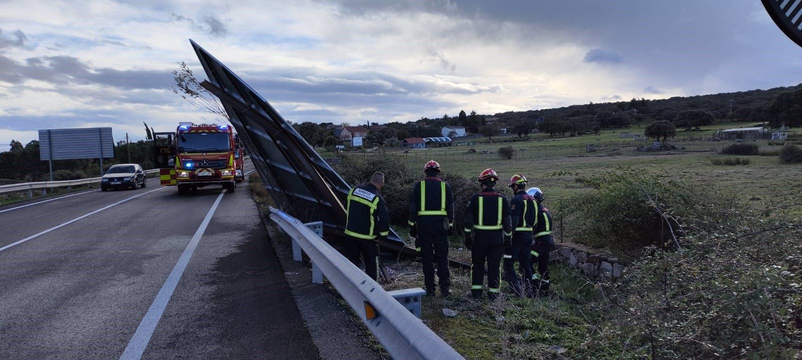El paso de la borrasca 'Ciarán' se ha saldado con un total de 13 incidencias en Galapagar