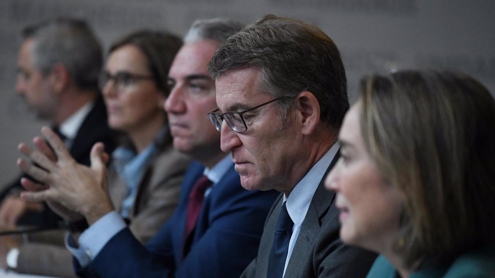 Feijóo anuncia protestas el próximo domingo en las plazas de las ciudades contra la amnistía