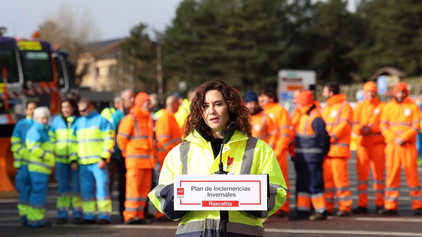 Díaz Ayuso pide cautela ante la posible convocatoria de una huelga general