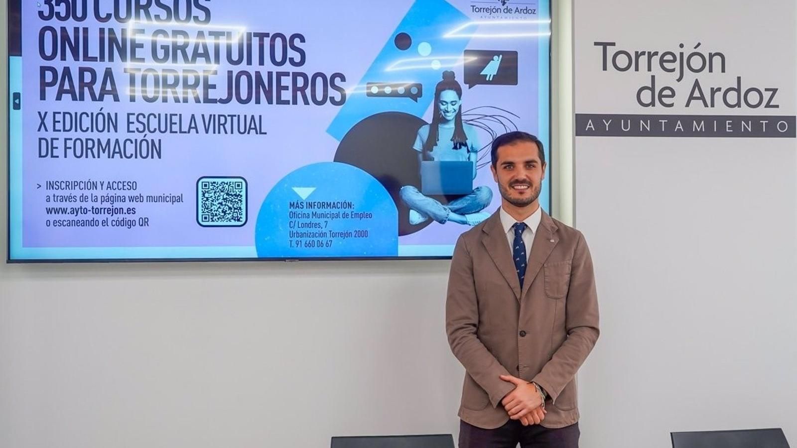 Un total de 350 cursos online gratuitos componen la décima edición de la Escuela Virtual de Formación de Torrejón