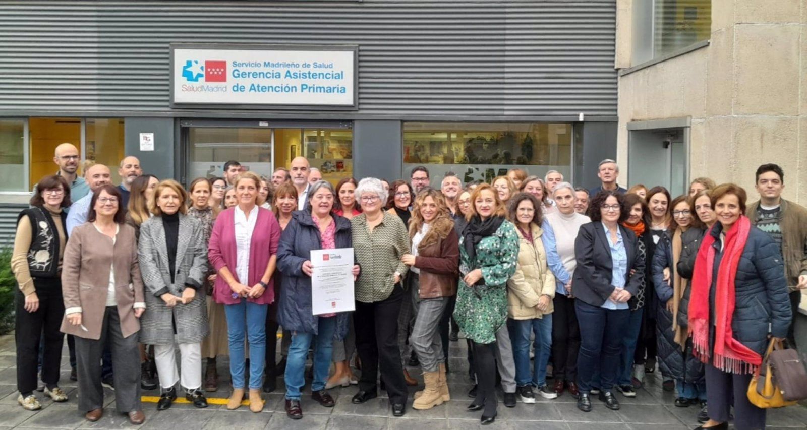 La Gerencia Asistencial de Atención Primaria renueva su certificación con el sello Madrid Excelente
