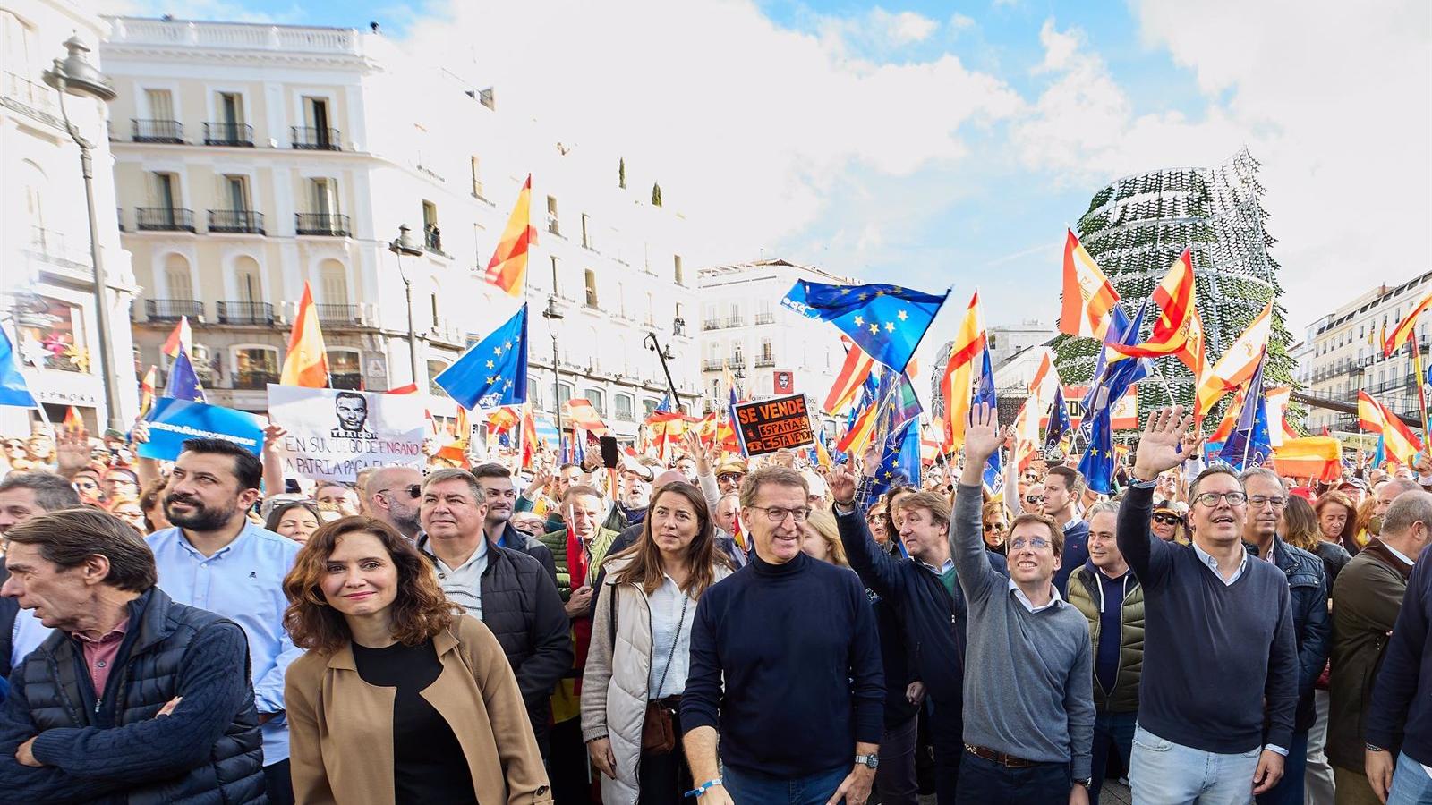 El PP elige el Templo de Debod, cerca de Ferraz, para su nueva protesta contra la amnistía el próximo 3 de diciembre