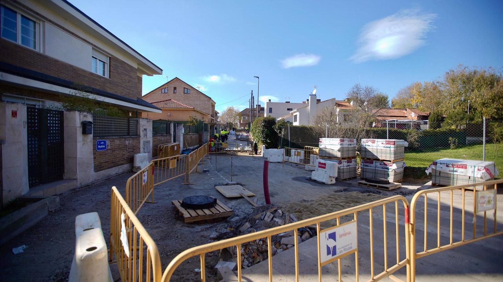 Las Rozas finalizará en "los próximos días" la actuación en el entorno de la calle Pedriza