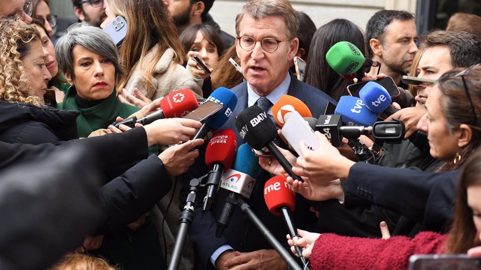 Feijóo ve "lamentable" el discurso de Armengol en la apertura solemne de la legislatura