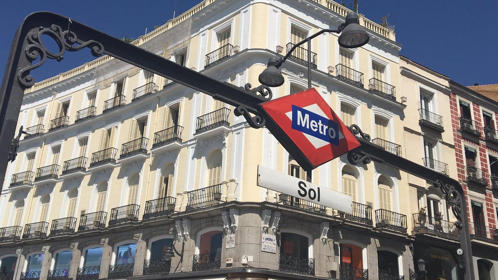 La estación de Sol cierra de 18 a 21 horas por la previsión de afluencia