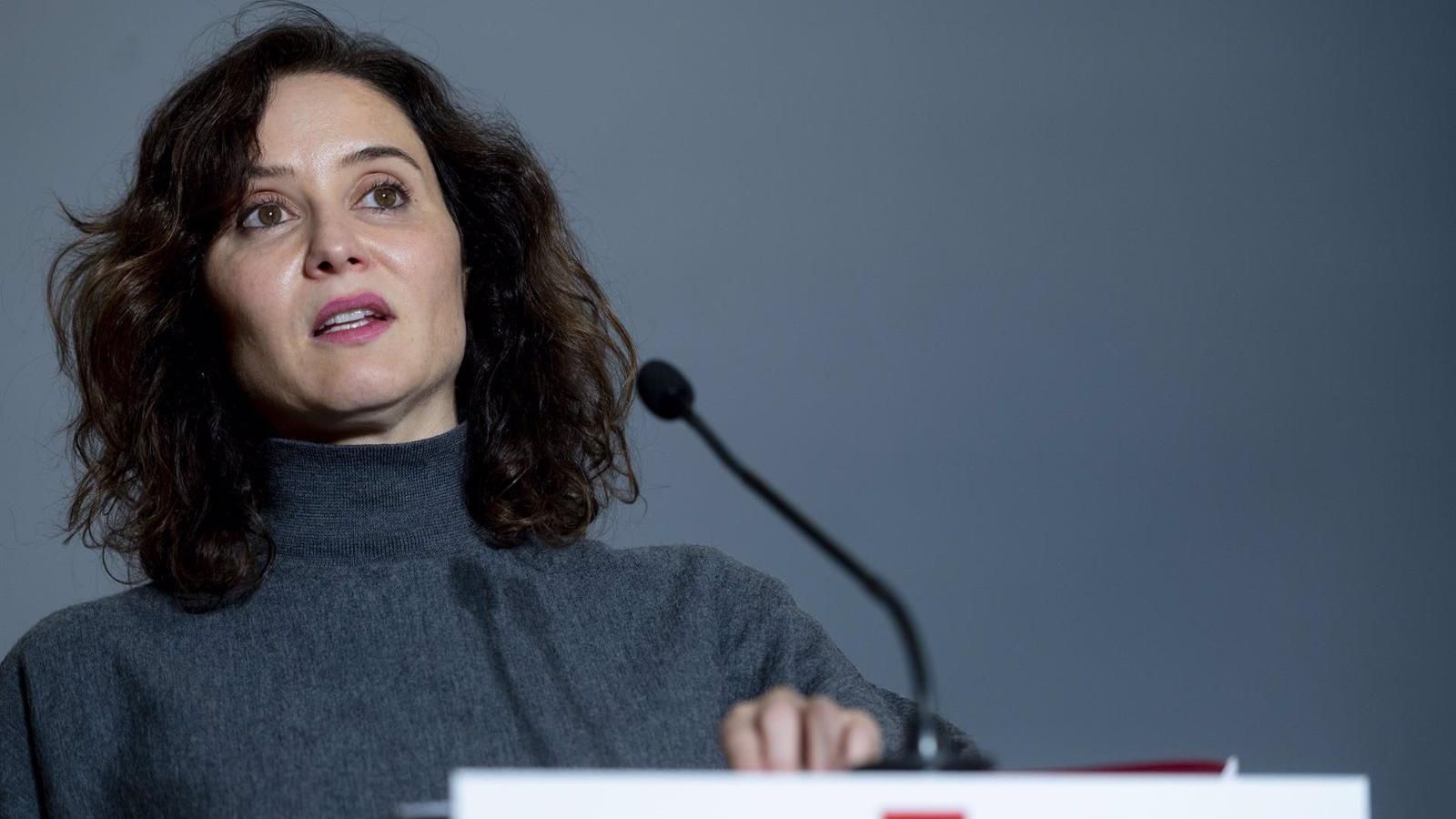 Díaz Ayuso carga contra el Gobierno: "Necesitan el agravio, la división y la ruptura"