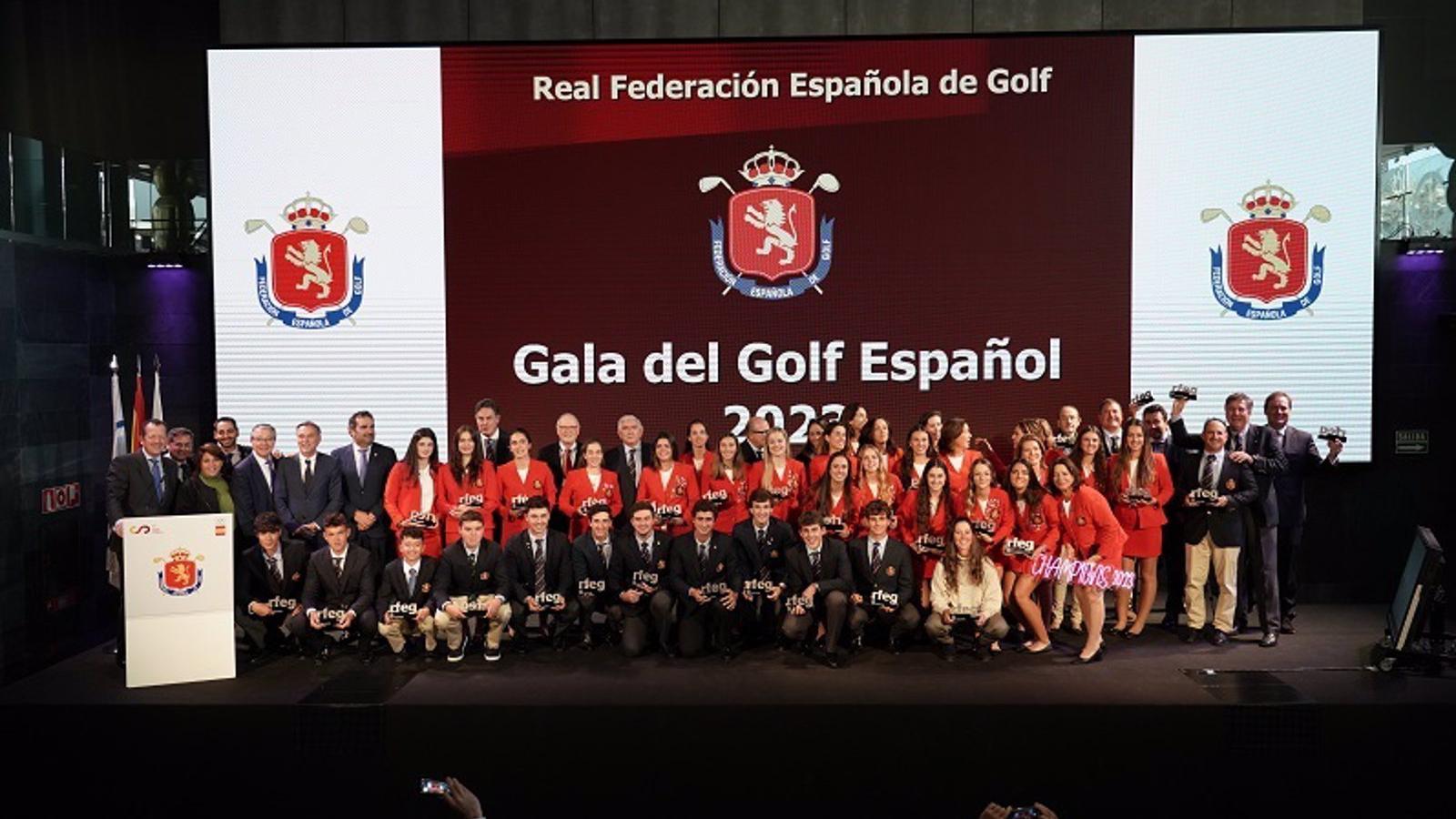 La Gala del Golf Español premia un año "absolutamente excepcional" con protagonismo de Jon Rahm y Carlota Ciganda