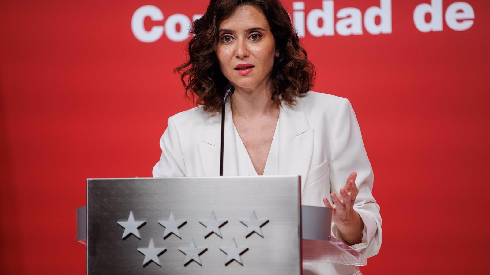 Díaz Ayuso cierra el año cargando contra Sánchez y un Gobierno al que "le aplauden los terroristas"