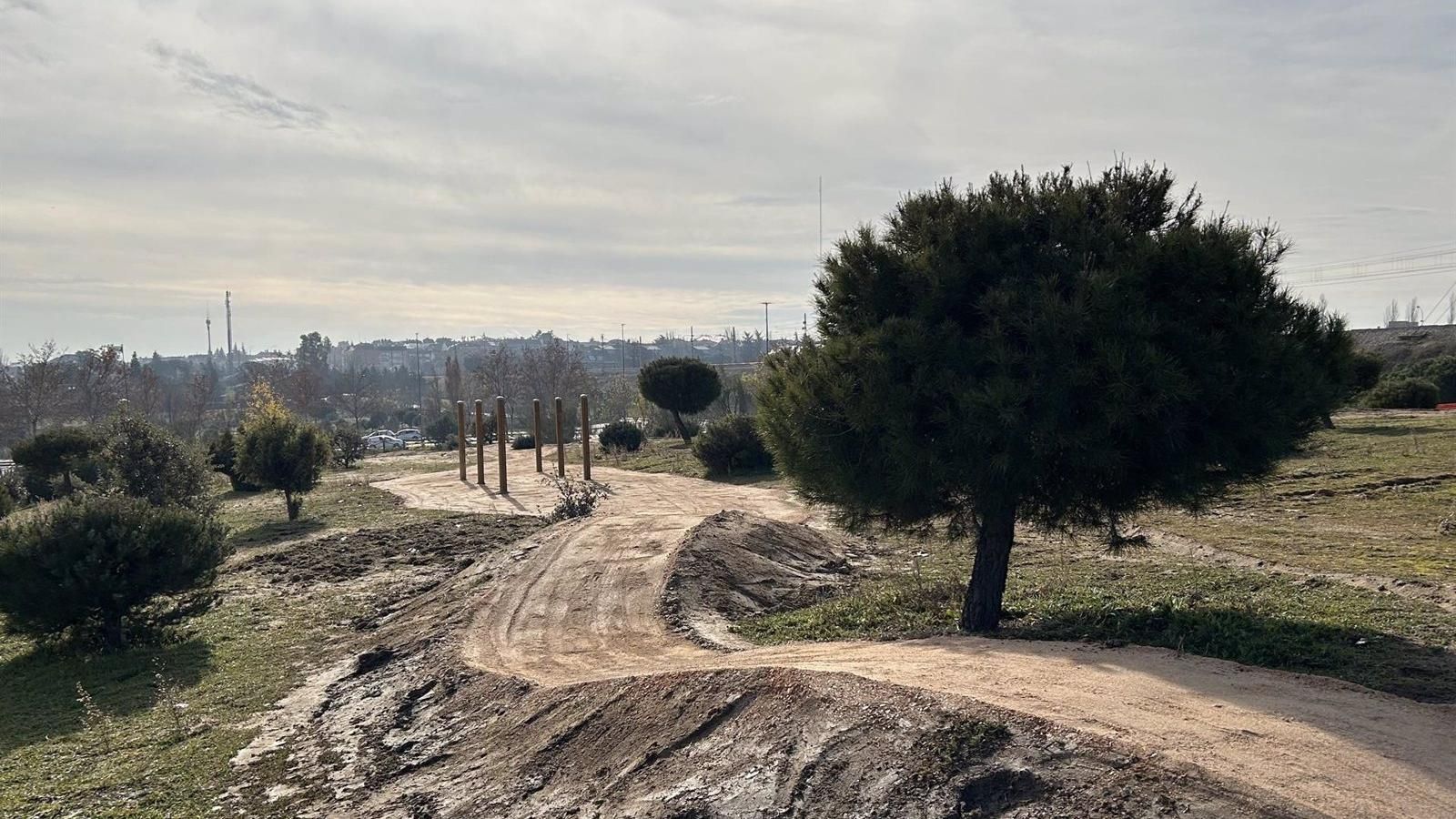 El barrio de La Marazuela estrena un nuevo circuito para bicicletas de montaña