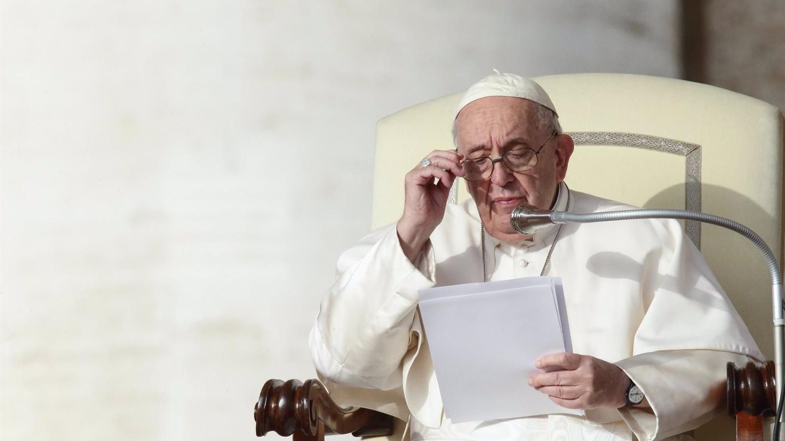 El Papa: "Es terrible lo que está pasando en Ucrania"