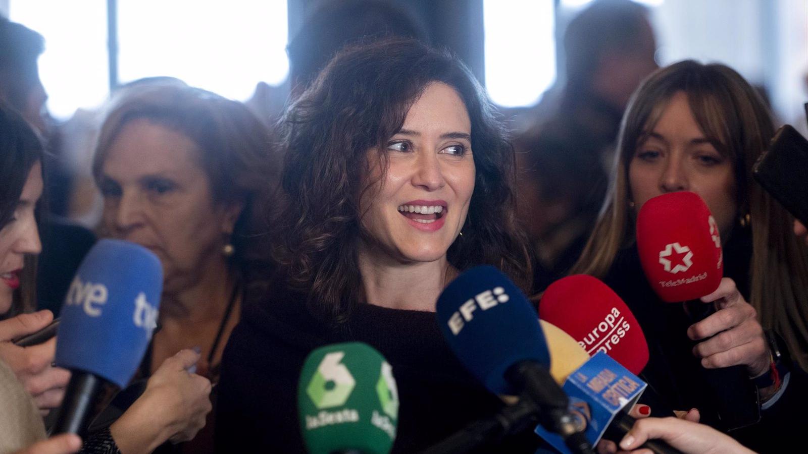 Díaz Ayuso defiende el 'no' del PP a los decretos de Sánchez