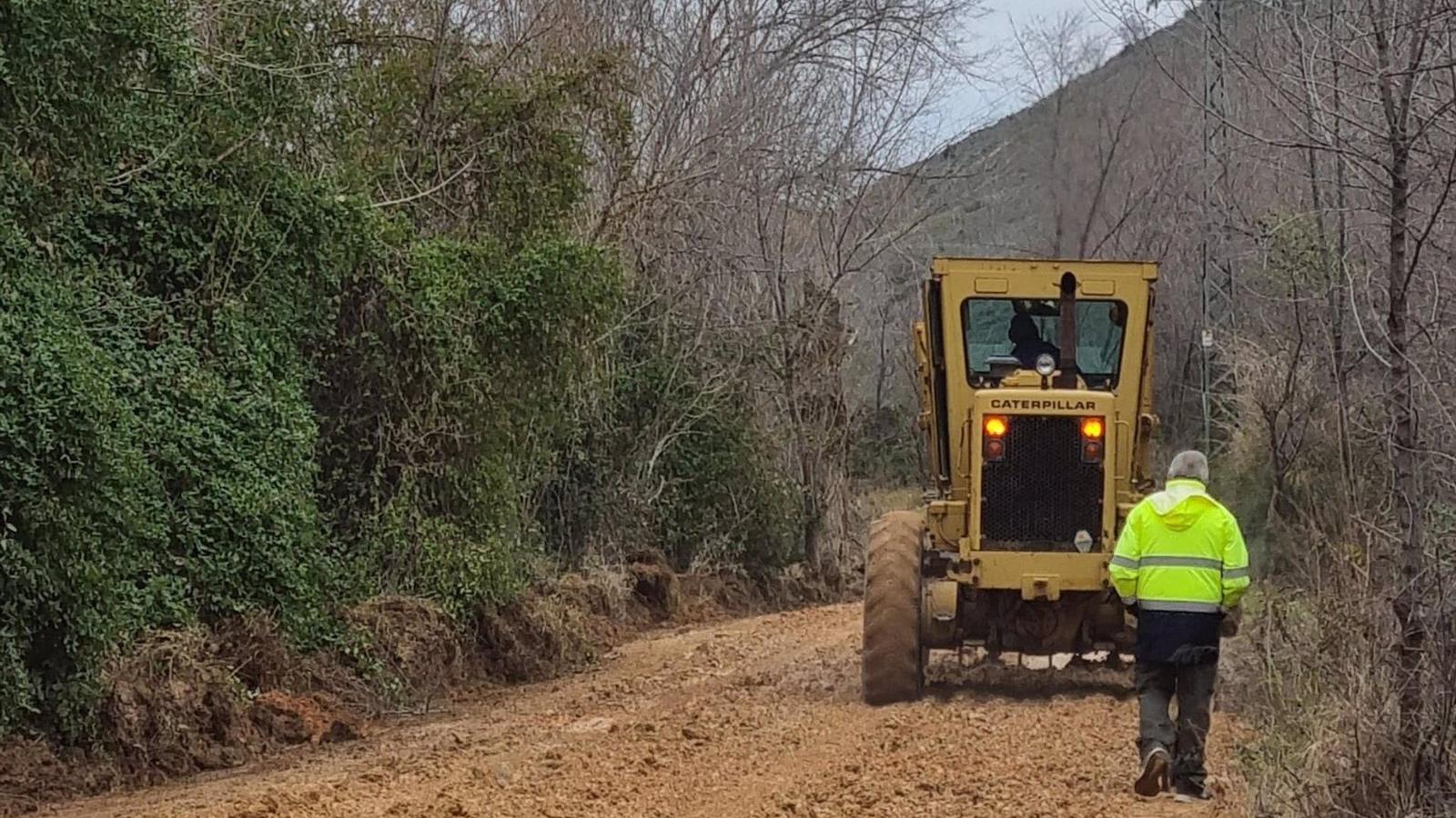 Arganda acomete obras de mejora en el Camino de Valtierra tras los efectos de las lluvias