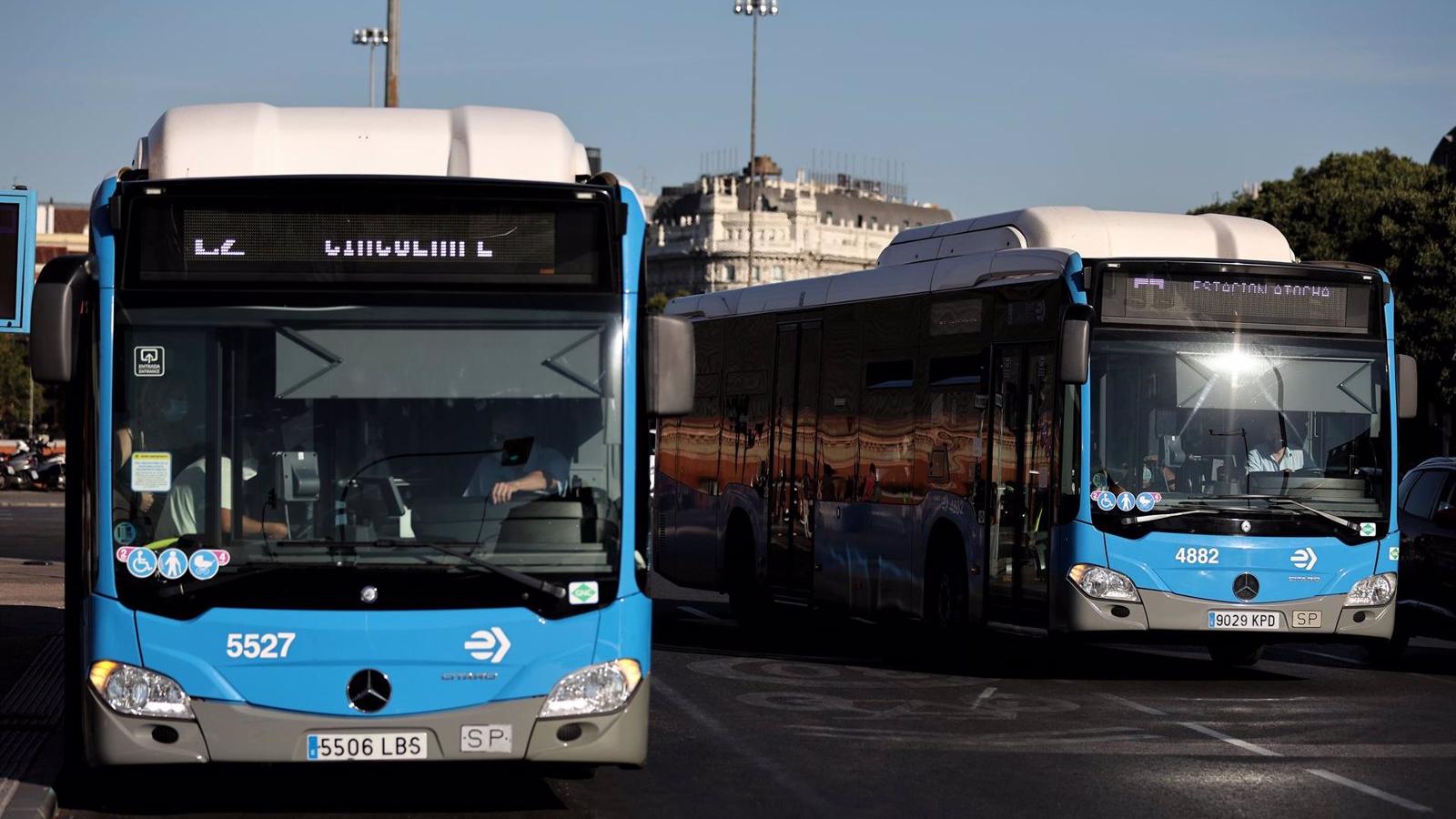 Los usuarios de la EMT se disparan un 16,3% en noviembre en Madrid y crecen un 9,6% los viajeros en Metro