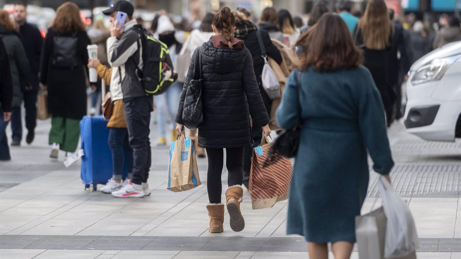 El gasto medio de los madrileños en Navidad se situó en los 583 euros