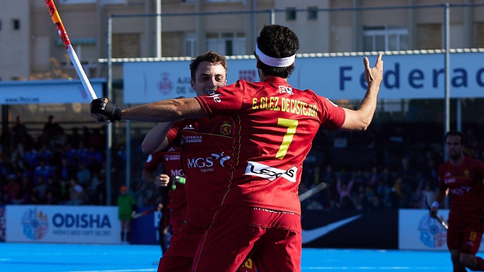 La selección española masculina de hockey hierba vence a Irlanda y se clasifica para Juegos