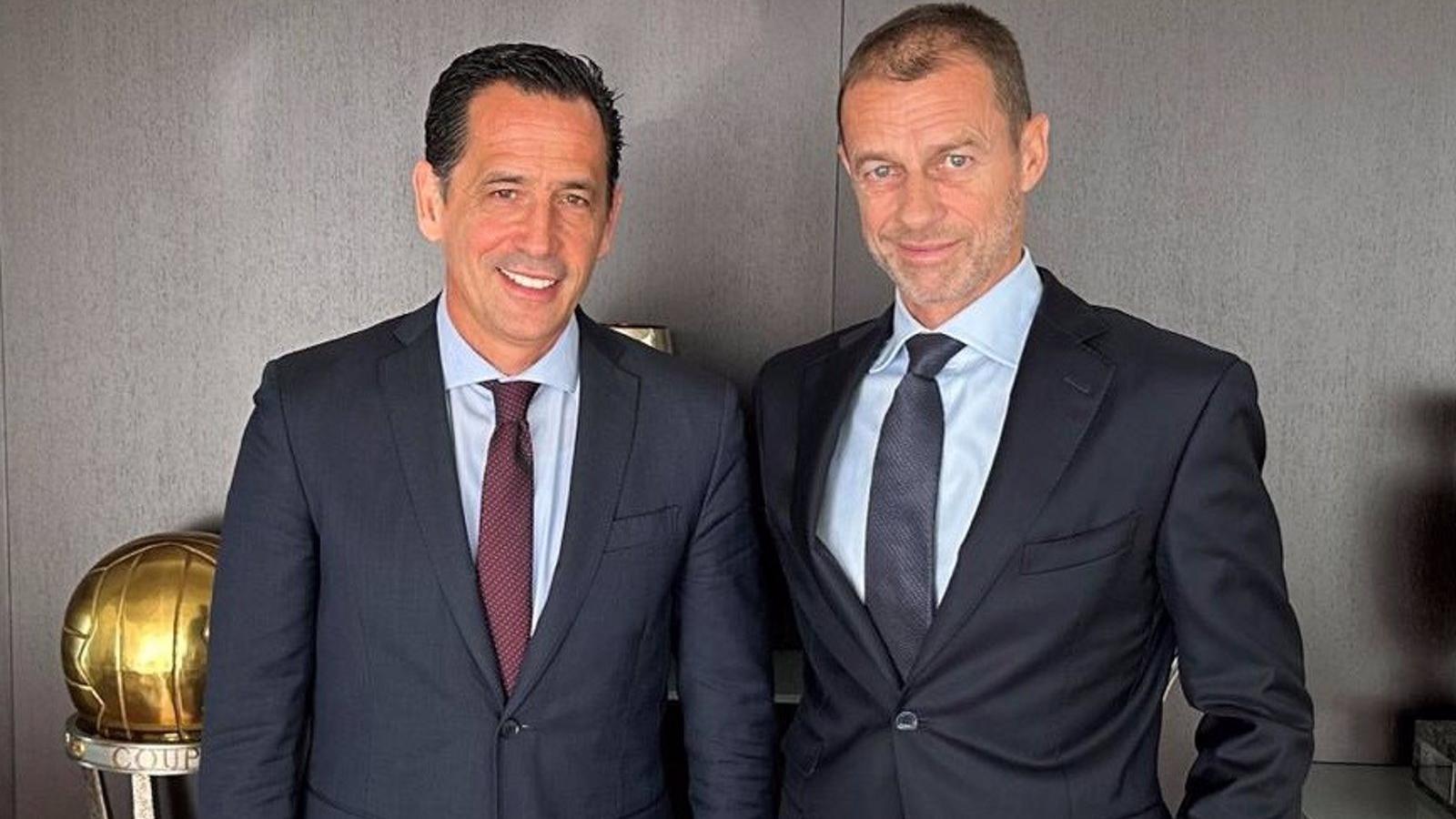 Aleksander Ceferin: "Las Ligas nacionales siguen siendo una de las piedras angulares del fútbol en Europa"