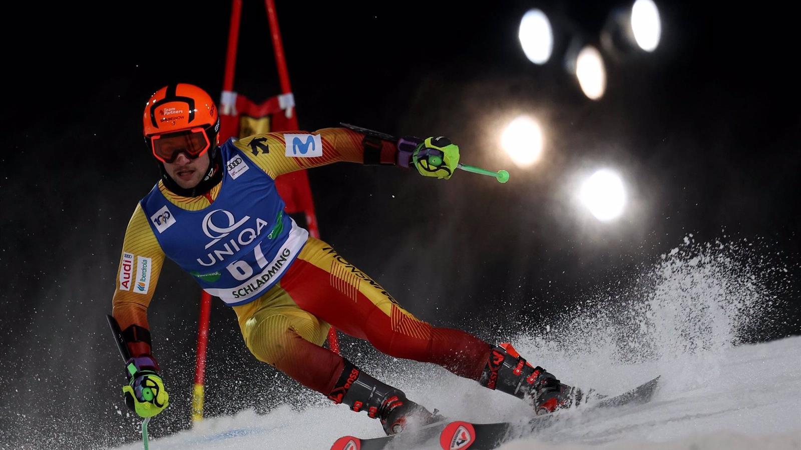 Albert Ortega logra el mejor resultado de un esquiador español en un gigante desde 1973