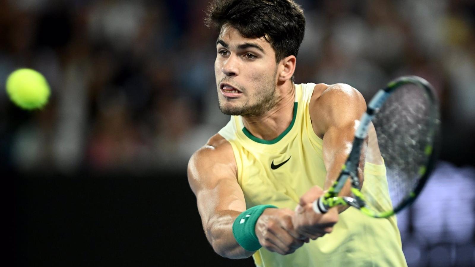 Alcaraz reacciona tarde y se despide de Melbourne en cuartos ante Zverev