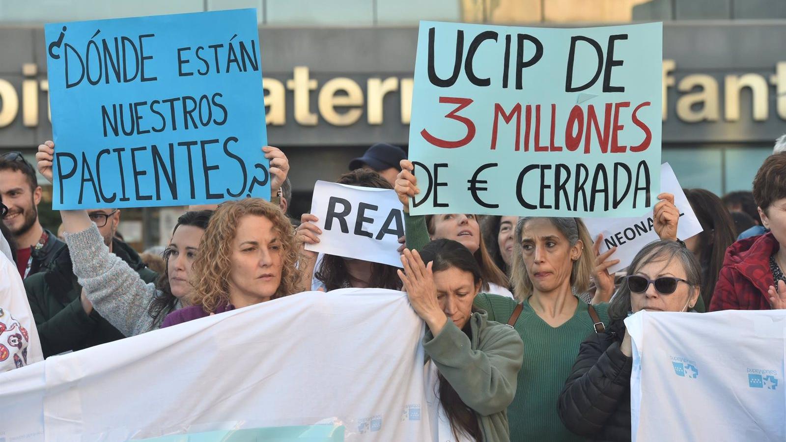 Sanidad y La Paz buscan soluciones por la vía legal para la UCIP