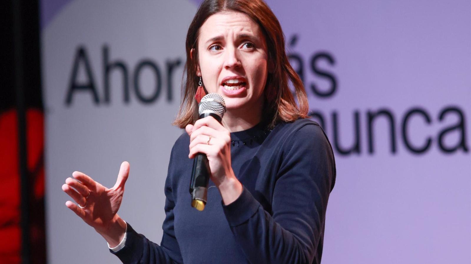 Irene Montero dice que España tiene la "obligación moral" de romper "ya" relaciones diplomáticas con Israel