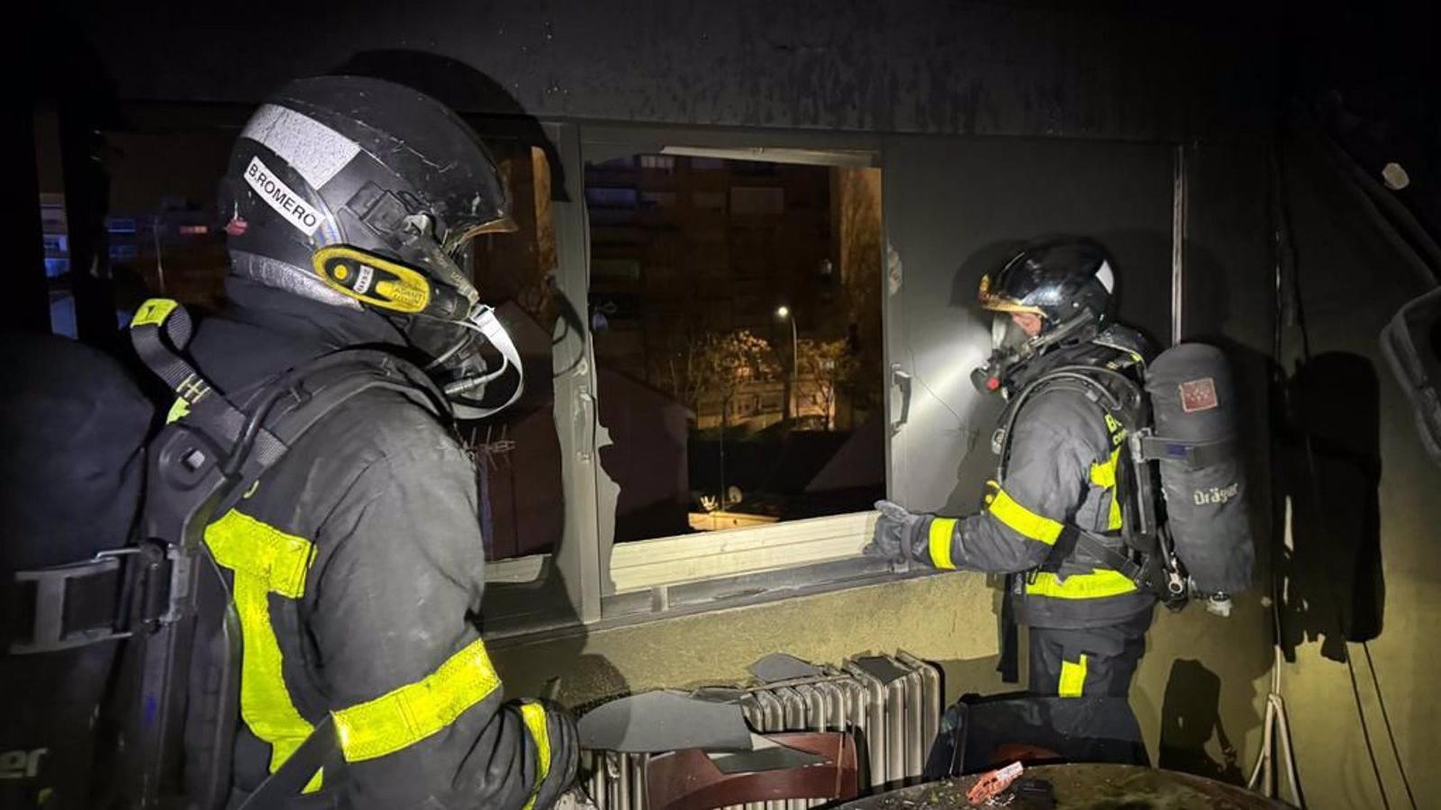 Una mujer de 78 años en estado grave tras un incendio en Torrejón de Ardoz