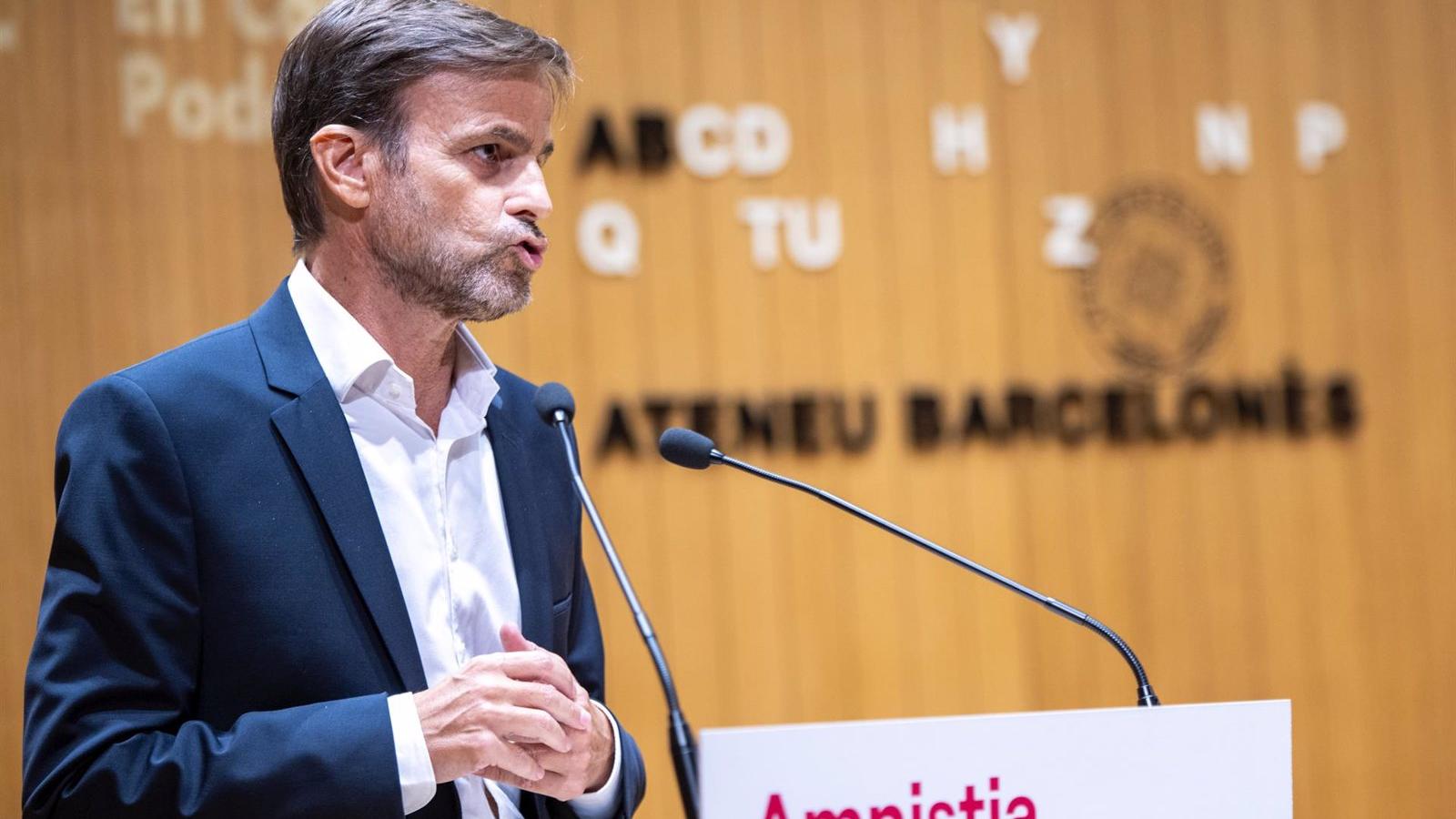Asens rechaza convertir la legislatura en una "ruleta rusa" con las negociaciones de la amnistía
