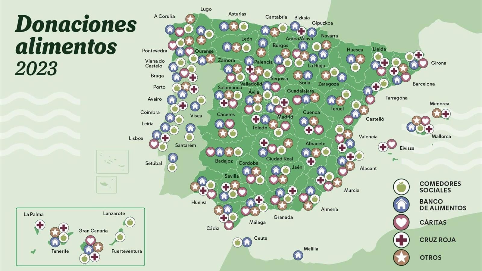 Mercadona dona más de 2.060 toneladas de alimentos en Madrid en 2023