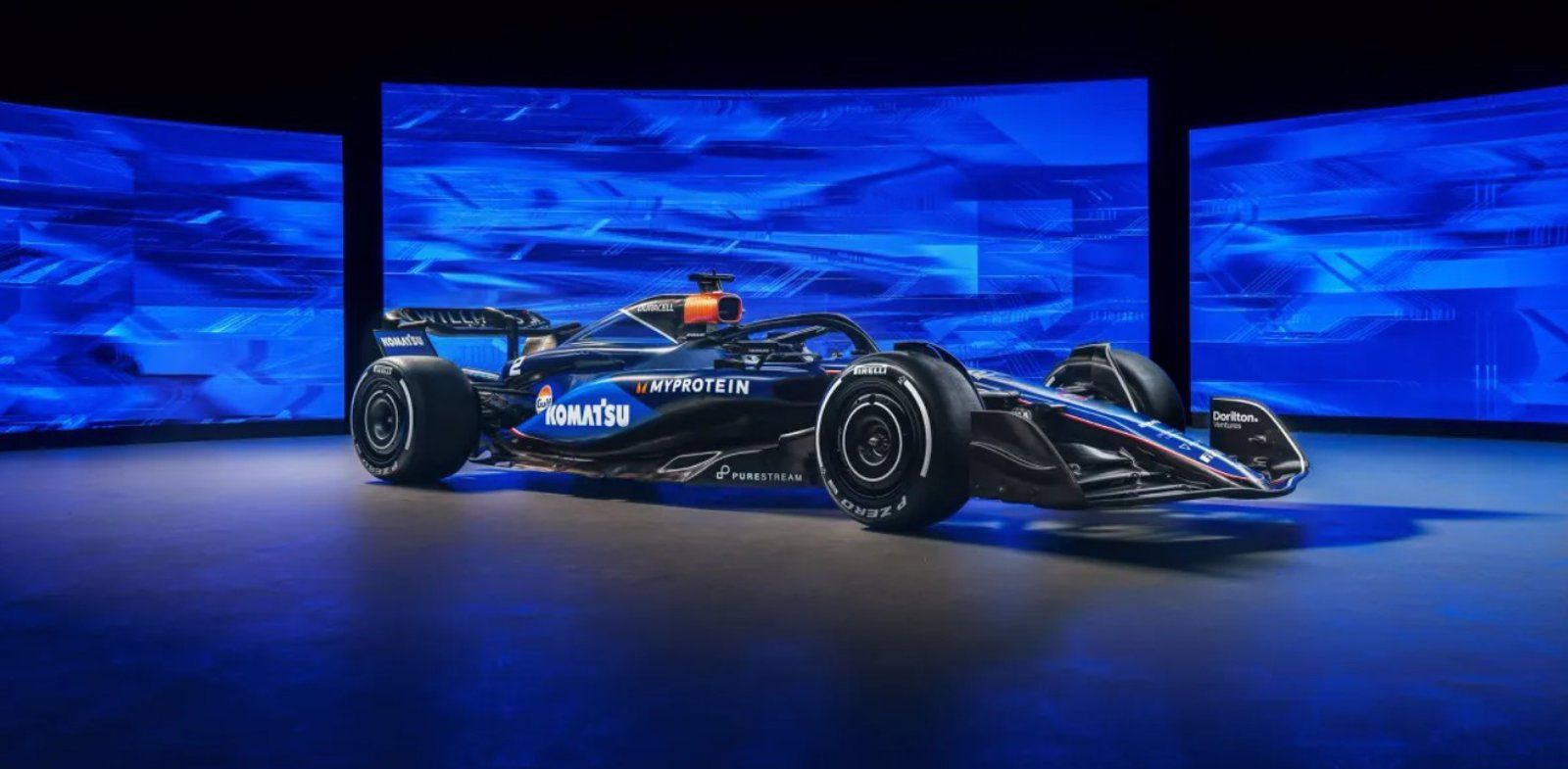 Williams presenta en Nueva York el FW46 con nuevos colores y nuevo patrocinador