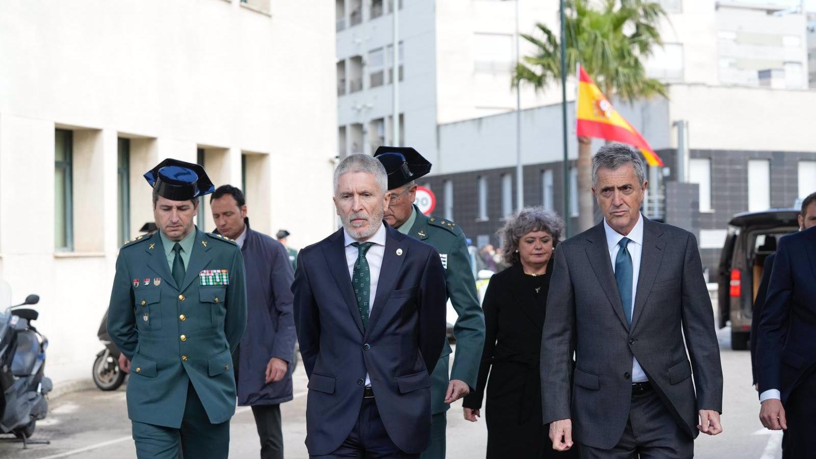 Las asociaciones de la Guardia Civil exigen a Marlaska medidas "inmediatas y contundentes" por Barbate o que dimita