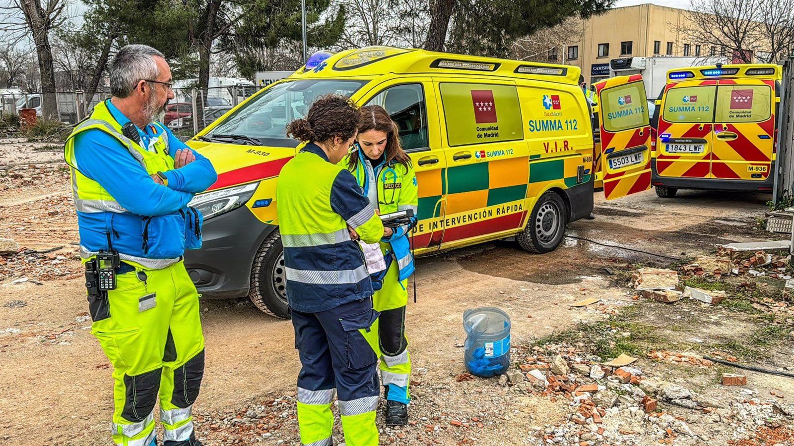 Muere un obrero de 58 años al caerle encima una viga en una nave de San Fernando de Henares