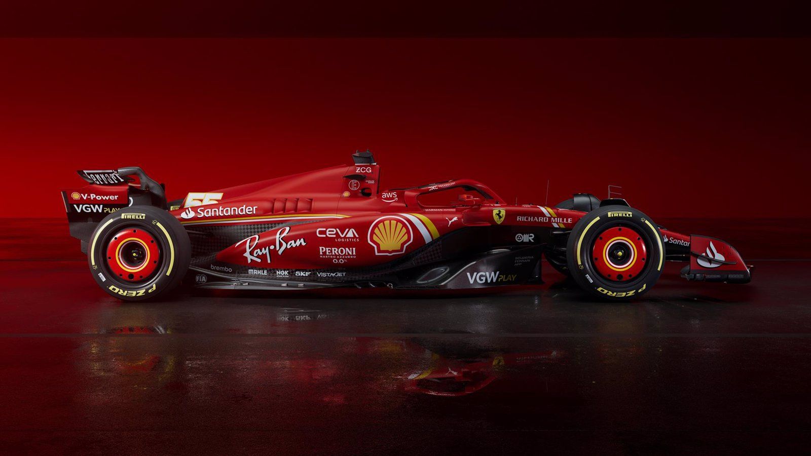 Ferrari presenta el renovado SF-24 para "estar siempre entre los mejores" y plantar cara a Red Bull