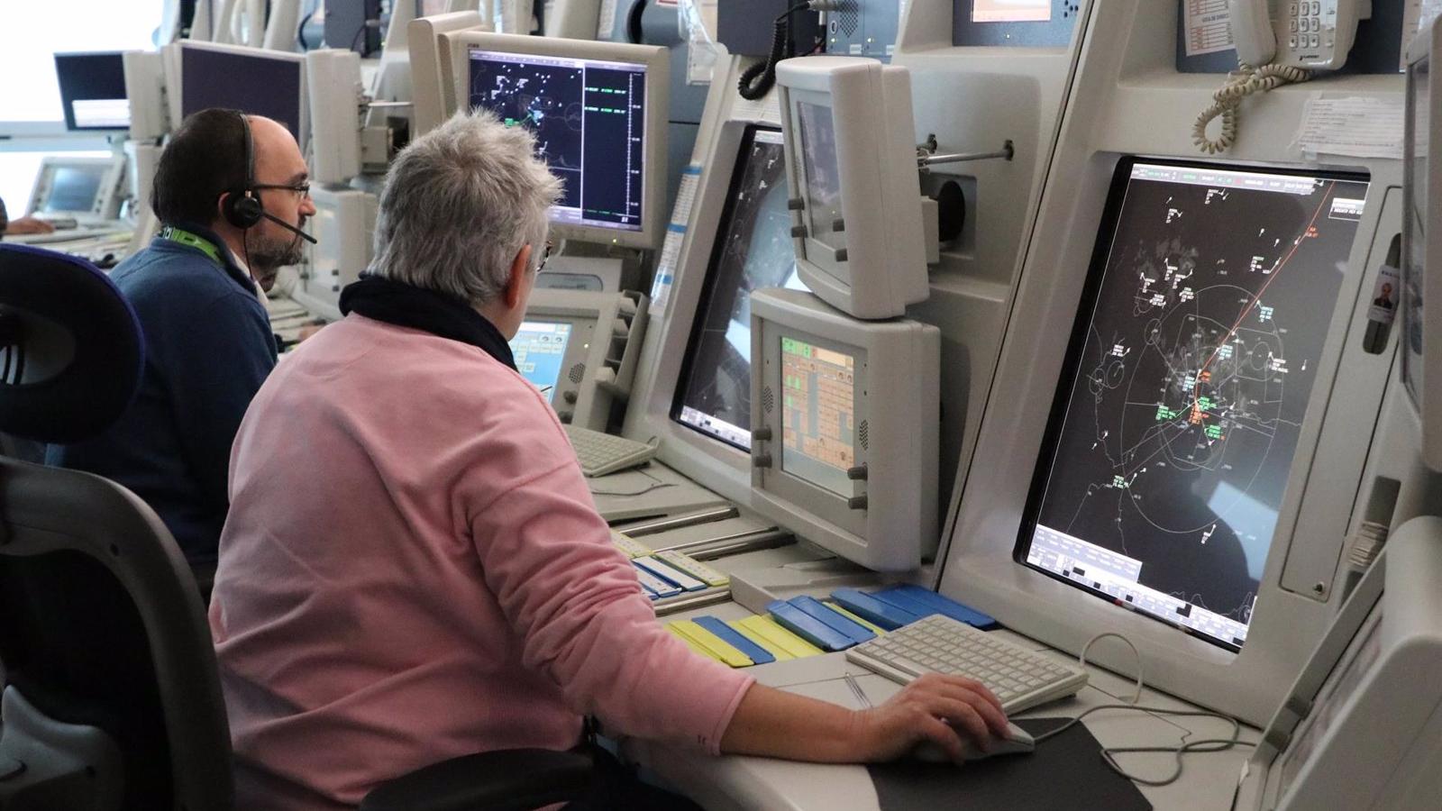 El centro de control aéreo de Madrid gestionó un 7% más de vuelos en enero