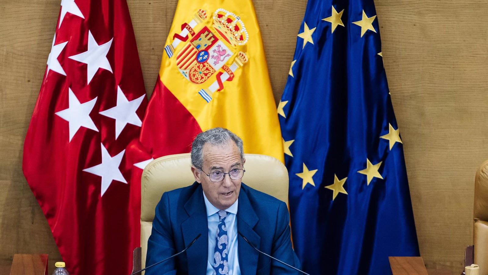 Enrique Ossorio pide a Más Madrid cortesía y educación en la Asamblea