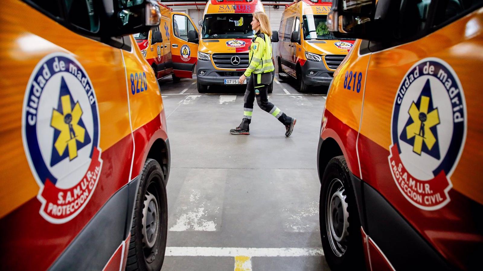  Herido grave un motorista de 36 años tras salirse de la calzada en la M-40