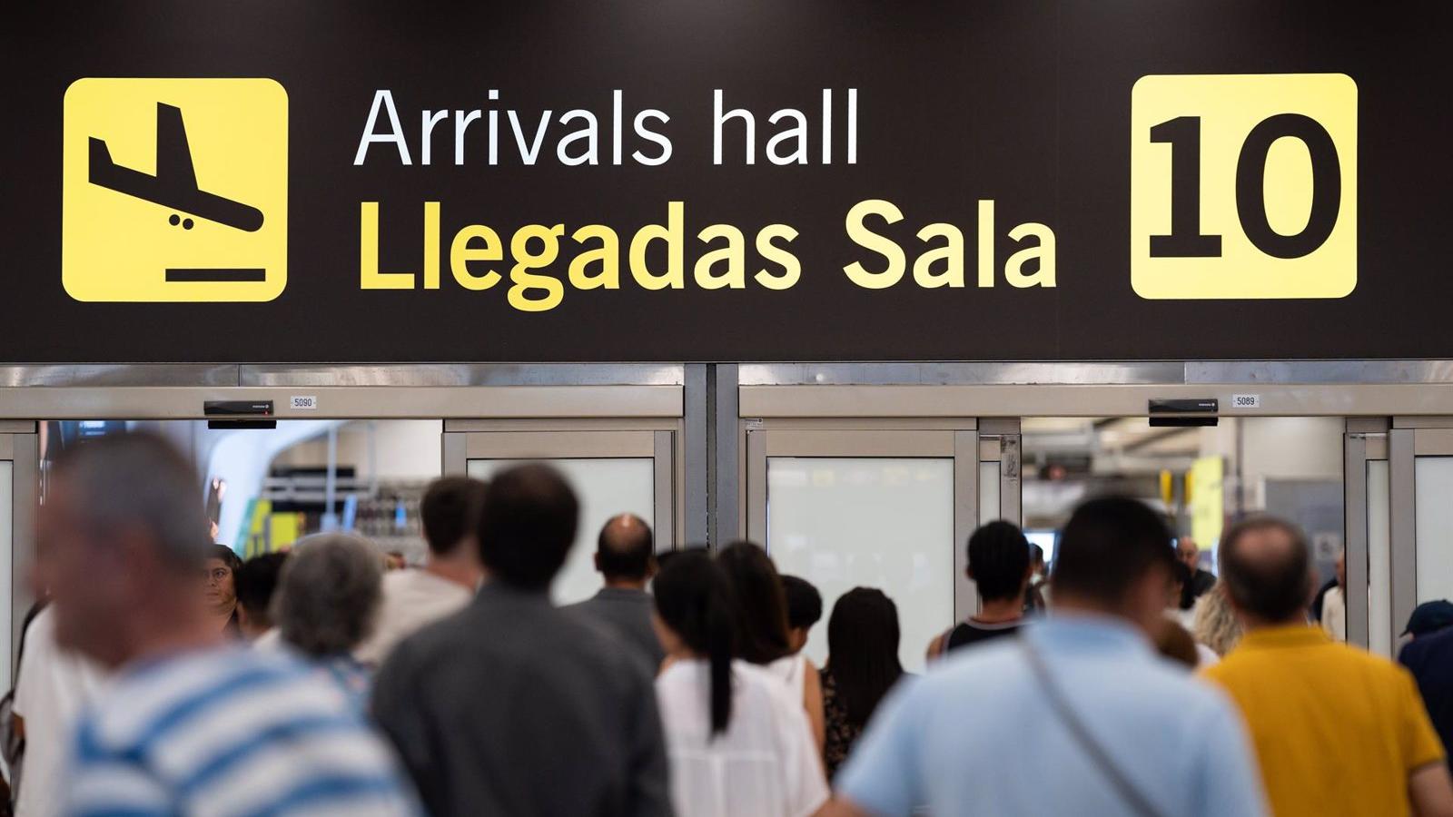 Madrid lidera la llegada de pasajeros internacionales en enero con 1,7 millones de viajeros