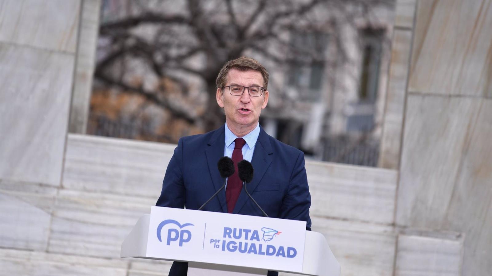 Feijóo expresa su apoyo "incondicional" a Ucrania en el segundo aniversario de la guerra