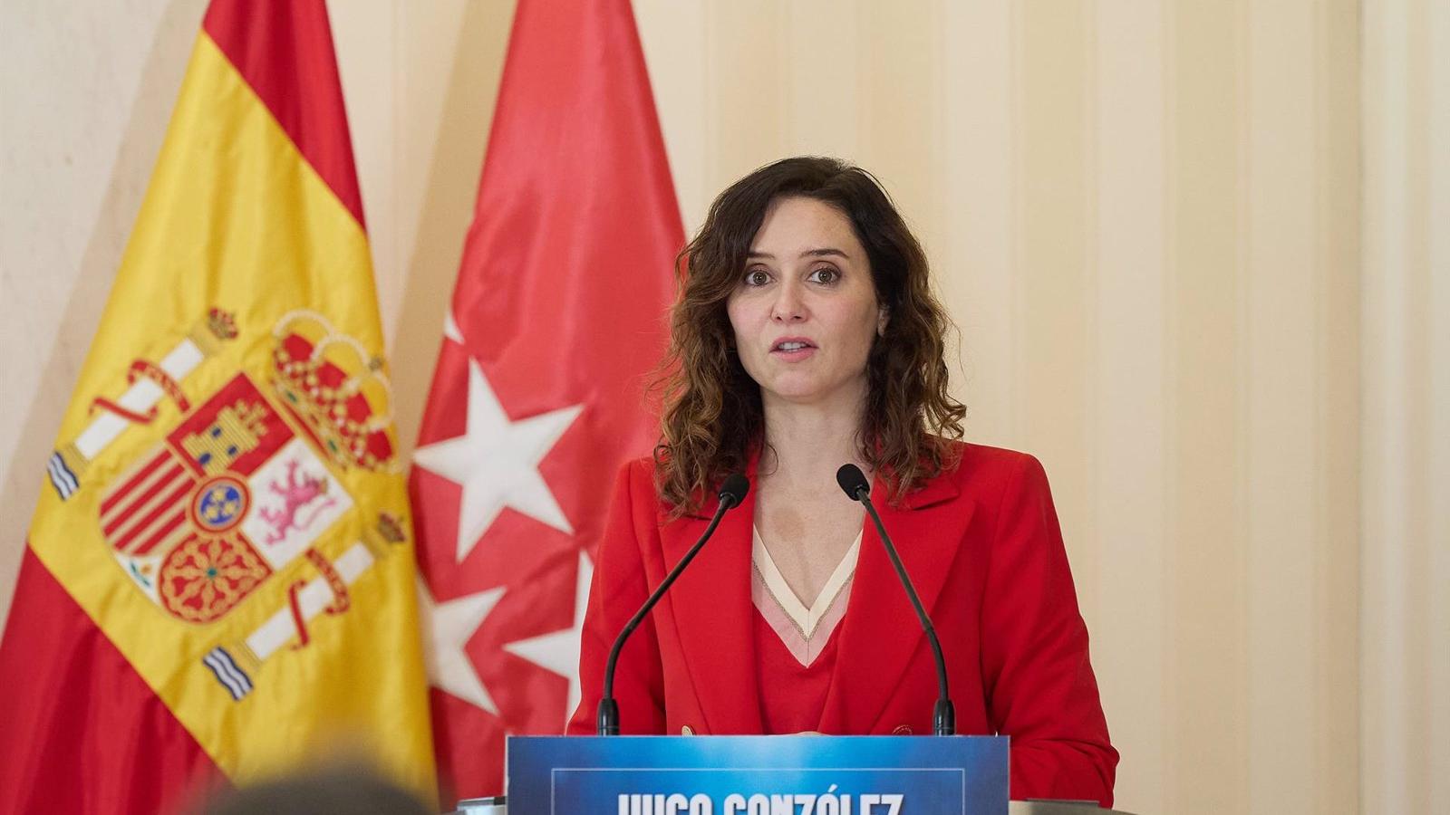 Díaz Ayuso sostiene que "Sánchez es el líder de una trama corrupta" y exige explicaciones
