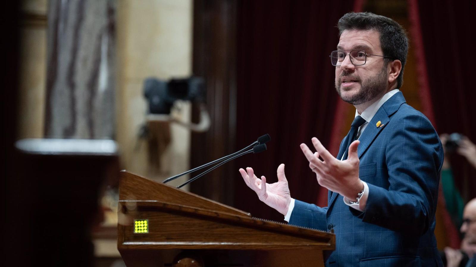 Aragonès: "No abaratemos la ley de amnistía, es sólida, aprobémosla cuanto antes"