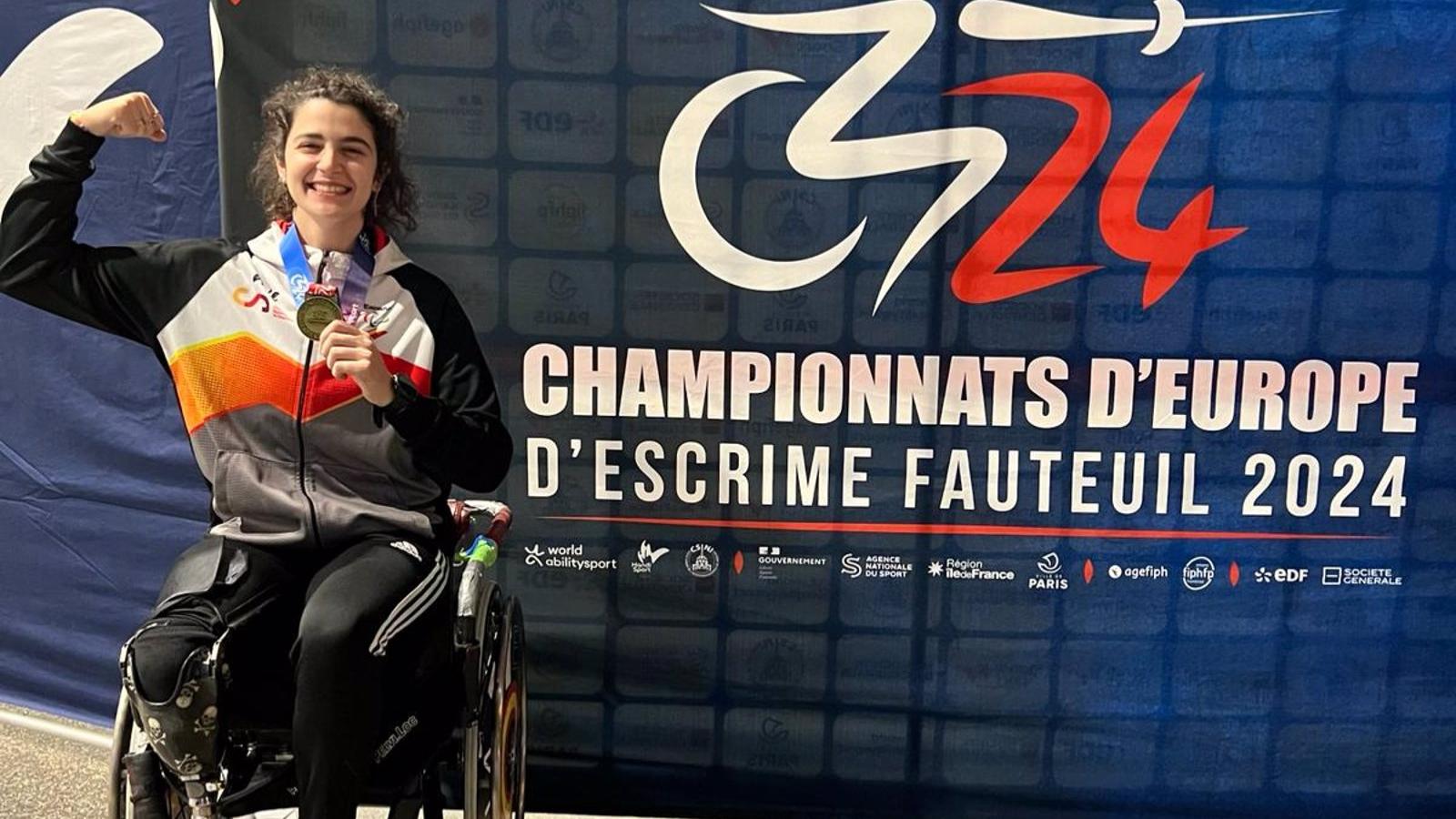 La española Judith Rodríguez, medalla de bronce en el Europeo en silla de ruedas