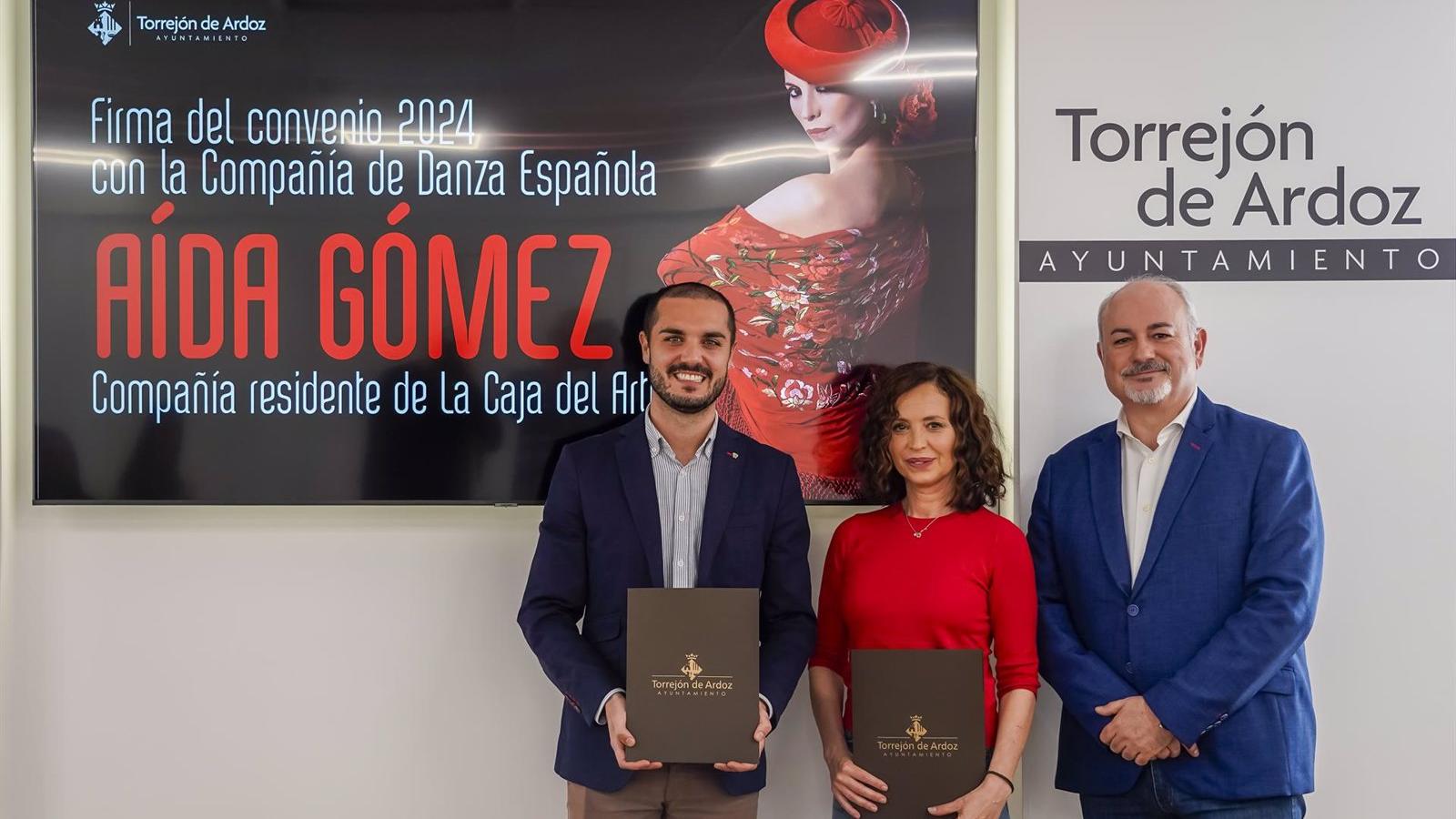Torrejón renueva el acuerdo con la Compañía de Danza Española Aída Gómez