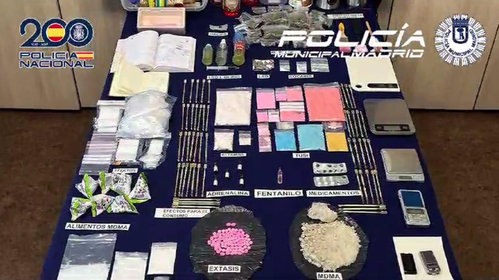  Desmantelado un 'narcopiso' donde vendían diez tipos distintos de droga en Villaverde