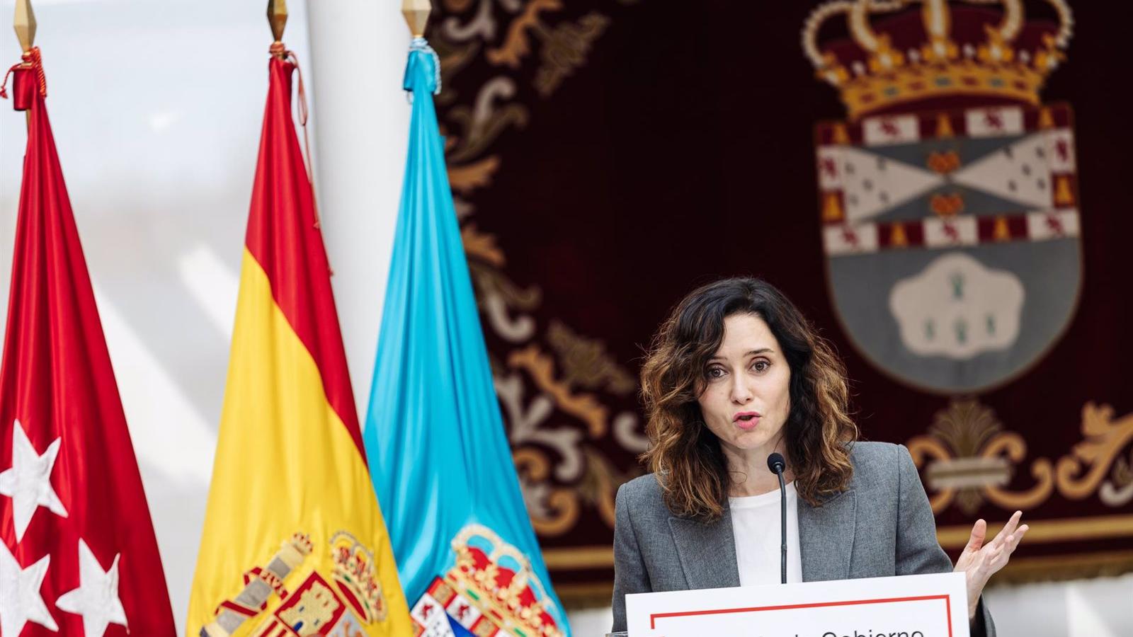 Díaz Ayuso dice que es Hacienda la que debe dinero a su pareja y acusa a Sánchez de buscar su "destrucción personal"