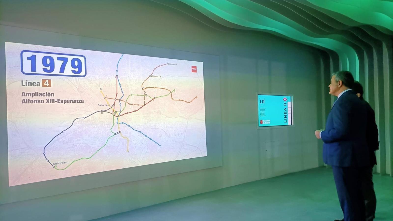 Atocha estrena un espacio para informar sobre la ampliación de la L11 de Metro
