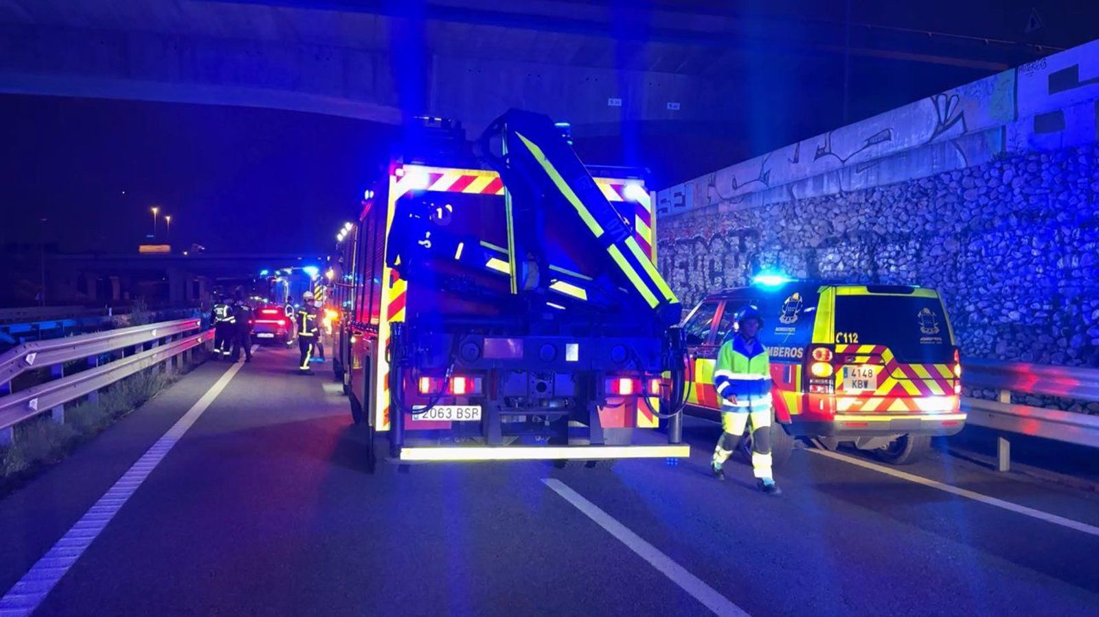  Muere un hombre tras un accidente de cuatro vehículos en la en la M-501 en Villaviciosa de Odón